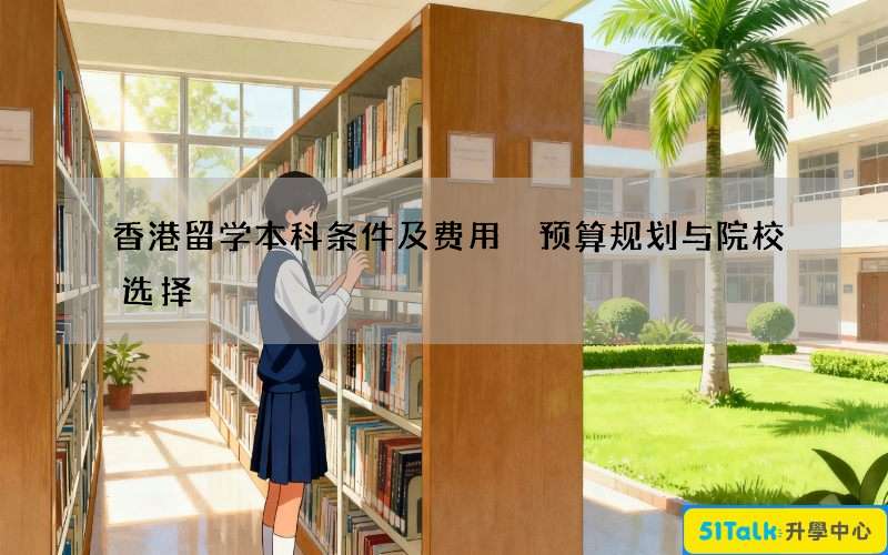 香港留学本科条件及费用 预算规划与院校选择